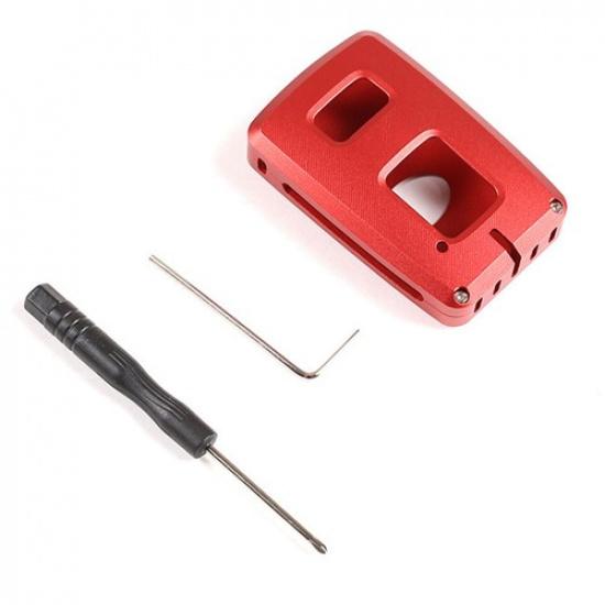1pc Red alloy Case Cover Car Key Holder Shell Fits For Toyota Tacoma 2016-