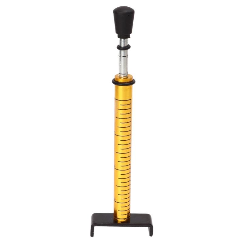 Motorcycle Chain Tension Gauge 10Lb Weight L Shape Pad Alloy Universal Belt Tension Gauge for Use After Belt Replacement. Beige