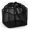 Bathroom Organizer Mesh Shower Bag Multi Pocket Drawstring Bag Foldable Storage Bag  Beach