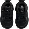 Air Jordan 4 Retro TD Black Cat 2025 Babysneaker Light-Graphit IB4387-010