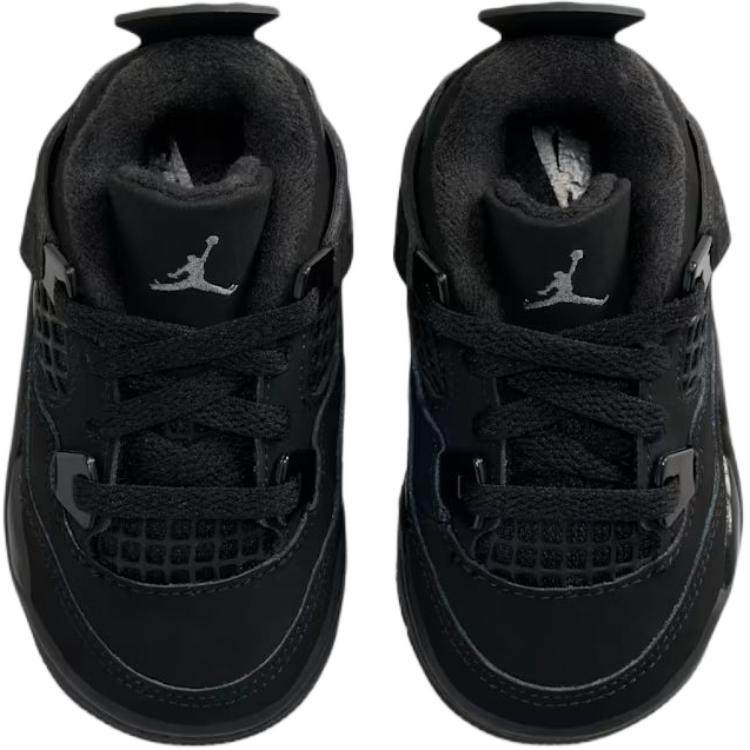 Air Jordan 4 Retro TD Black Cat 2025 Babysneaker Light-Graphit IB4387-010
