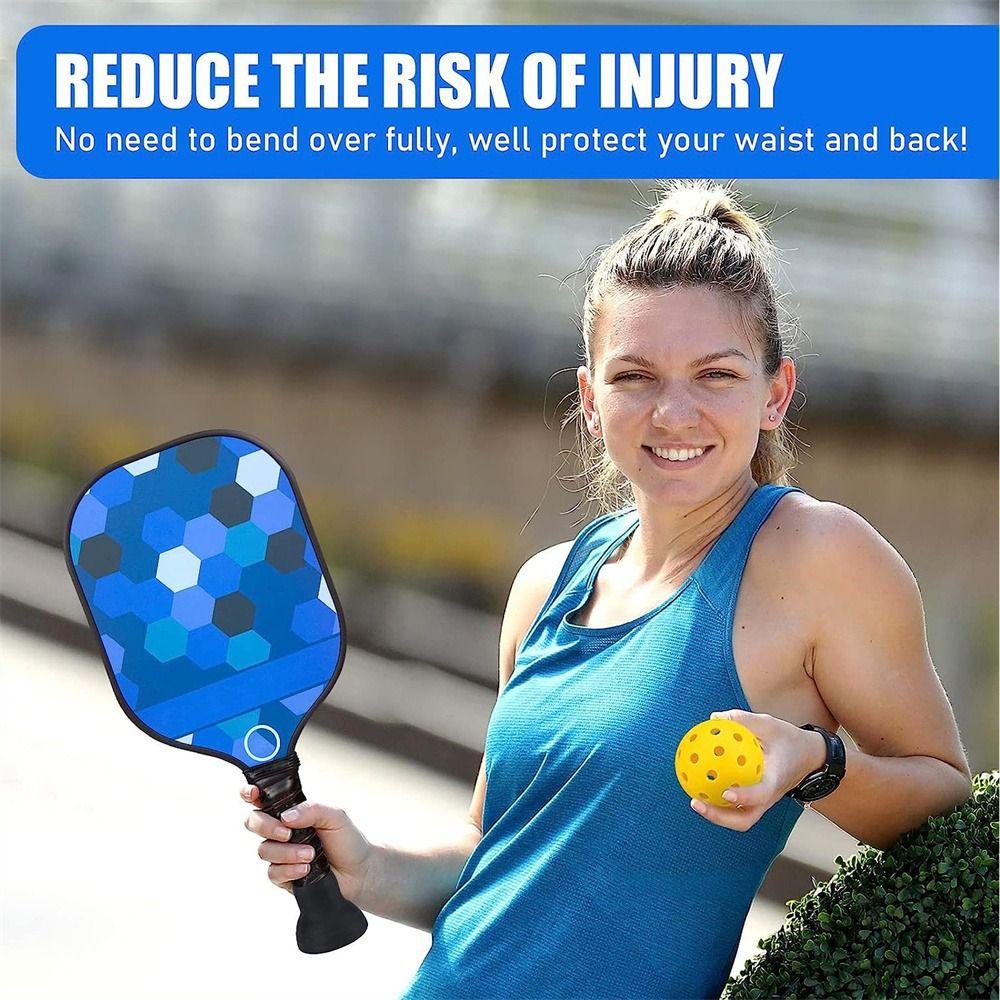 Saugfuß Pickleball Greifer Aufheben Bälle Pickleball Sammler Pickleball Schläger