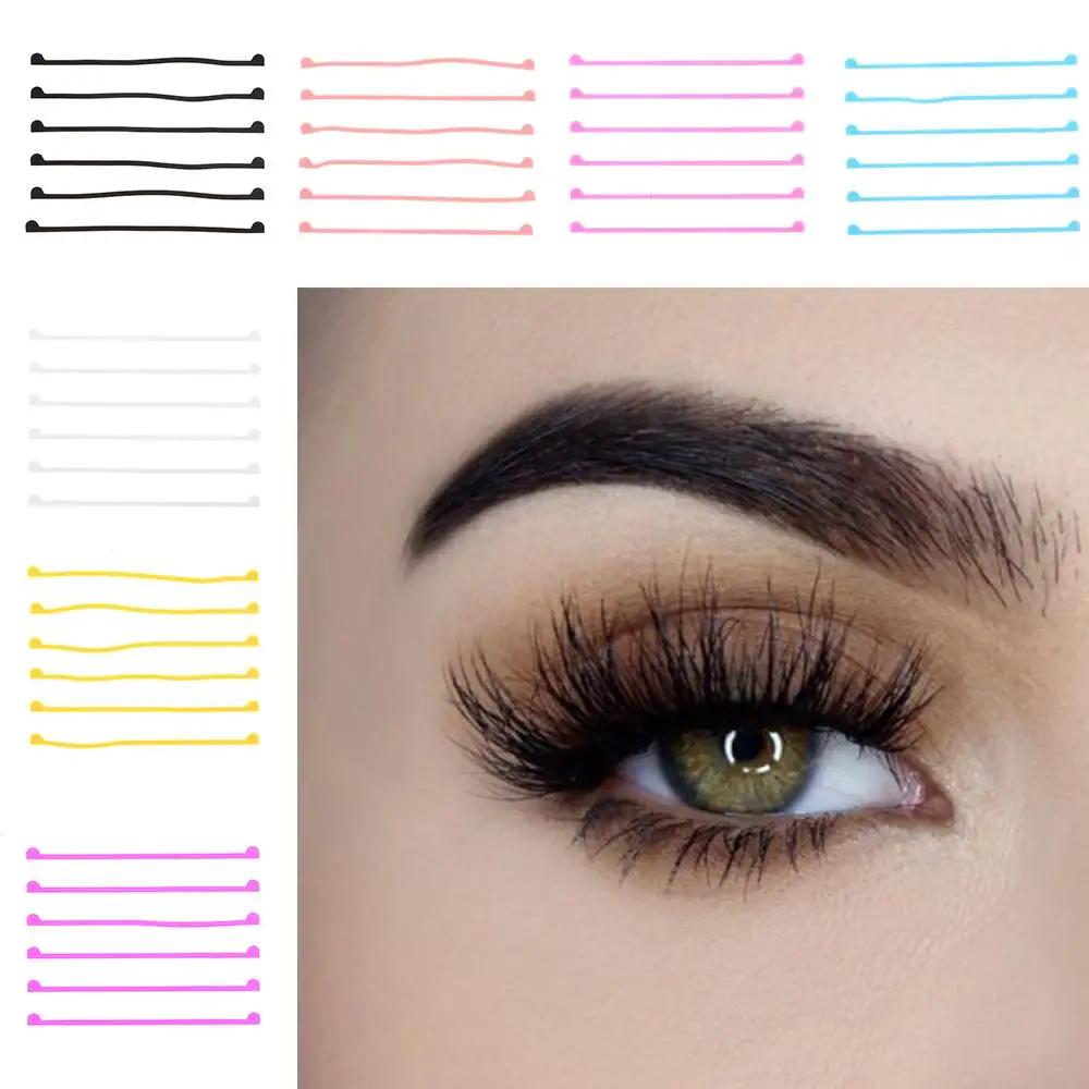 3 Paires/Sac Coussinets en Silicone pour Permanente de Cils Réutilisables Patchs Bigoudis pour Faux Cils Applicateur pour Rehaussement des Cils Outils de Maquillage