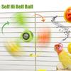 Funny Parrot Toys Interactive Rotating Windmill Toy with Bells Bird Cage Toy for Parrots for Stimulation Entertainment Play Chew