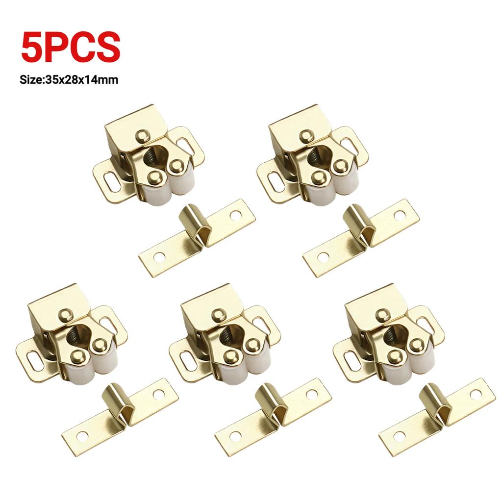 5/3/2/1PCS Door Stop Closer Stoppers Damper Buffer Magnet Cabinet Catches For Wardrobe Hardware Furniture Fittings Accessories