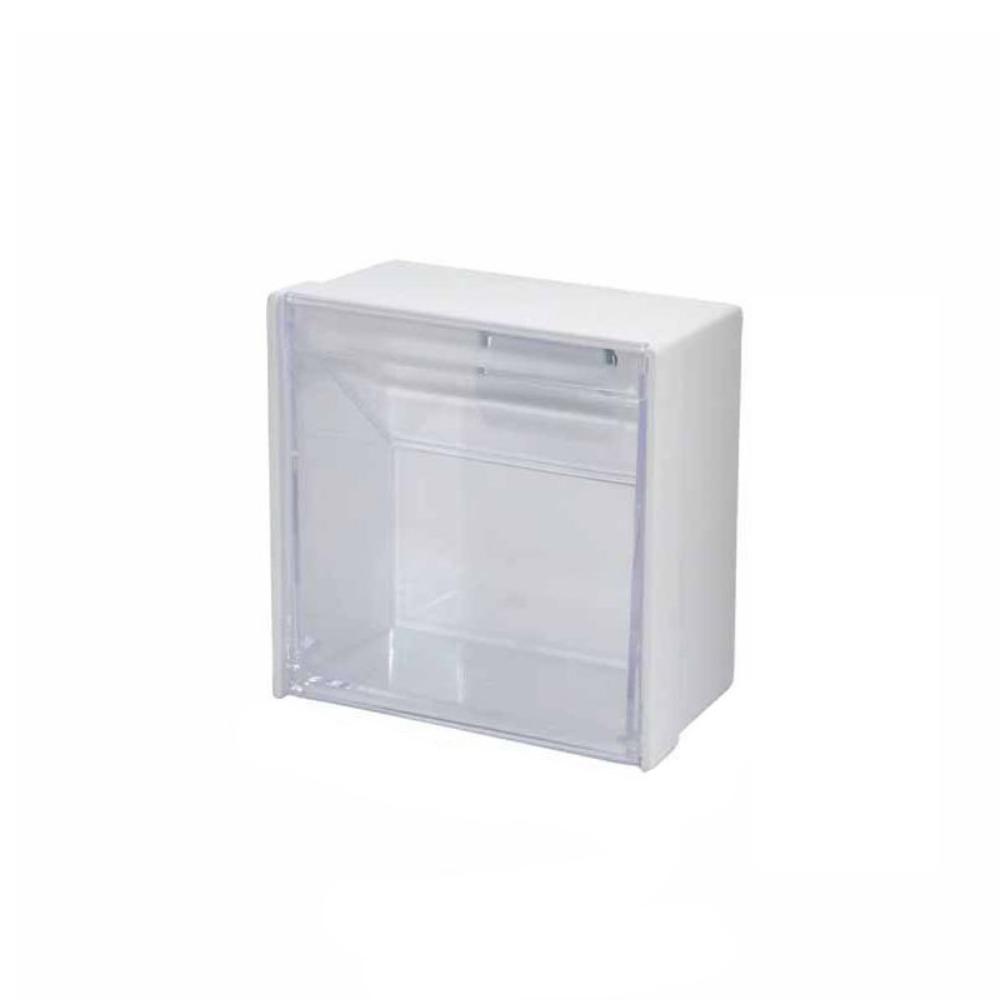 Square Mini Storage Box Space Saving Data Cable Storage Box Cotton Pad Holder  Bathroom