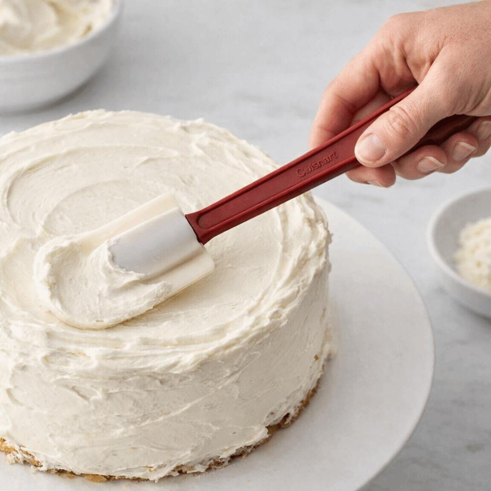 2PCS Heat Resistant Baking Scraper Set Food Grade Cake Cream Scraper  Dishwasher Safe