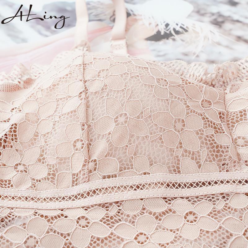 Moda donna pizzo floreale bralette top estivo scollo a V canotte crop top reggiseno cinturino per spaghetti donna canotta gilet reggiseno intimo
