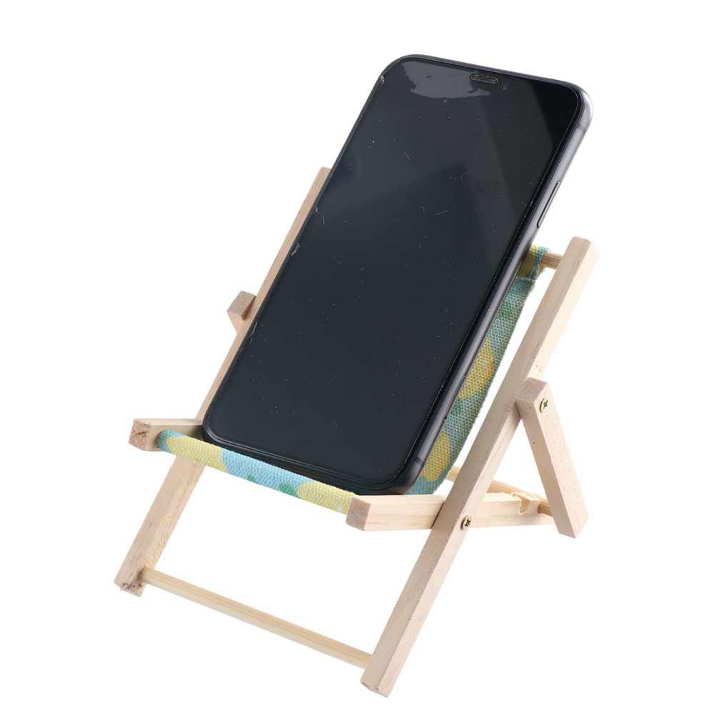 Stable Mobile Phone Holder Beach Chair Shape Mobile Phone Rack  Dormitory/Travel