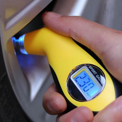 New High-Precision Car Tire Luminous Display Digital Tire Pressure Gauge Backlight Tire Monitoring Meter