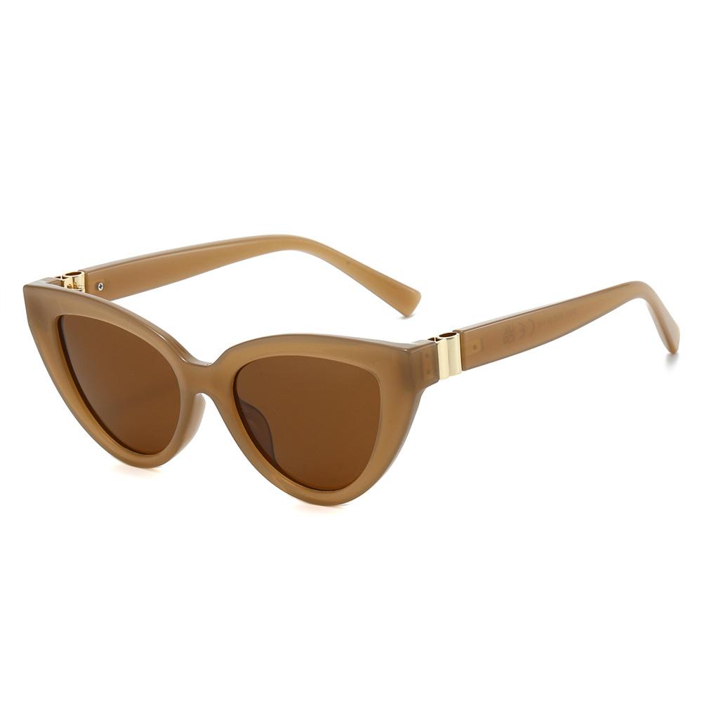 Classic Retro Large-framed Cat-eye Luxury Sunglasses Designers INS Style Lady and Gentleman Street Photography Fashion Wear Take