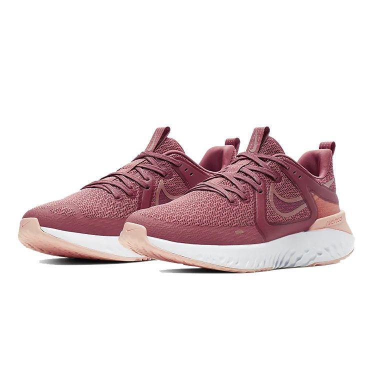 Nike  Legend React 2 Metallic Red Bronze Women Sneakers Light-Redwood Crimson-Tint Platinum-Tint AT1369-800