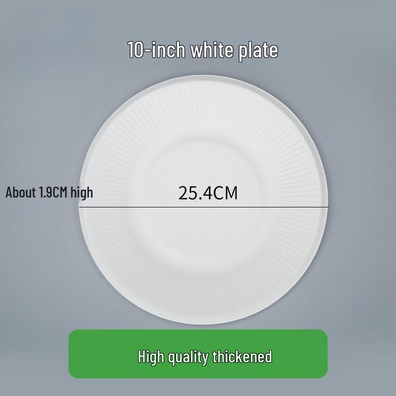 Eco-Friendly Disposable Wheat Straw Dinnerware Set