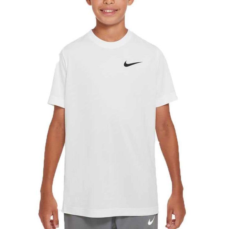 Nike Kids T Shirts Crew Neck Moderate DX9537-100