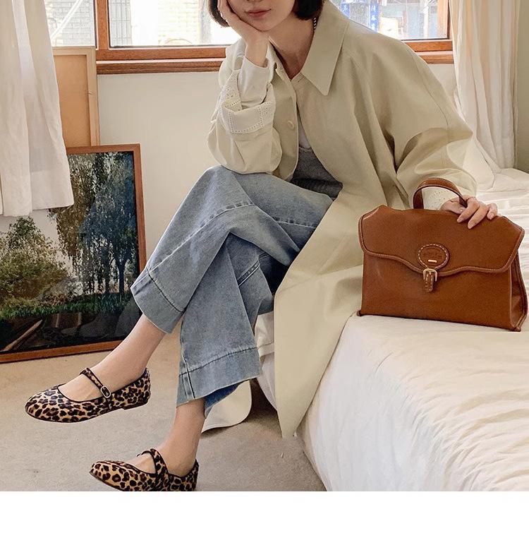 2025 Pre-Sale: Women's Off-White Long Loose Trench Coat for Spring