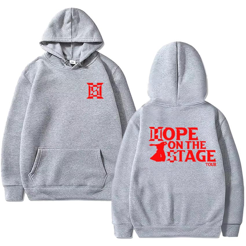 2025 Korean Kpop J-Hope On The Stage Tour Printed Hoodie Autumn Winter New Men Women Trend Y2k Pullover Unisex Fleece Sweatshirt