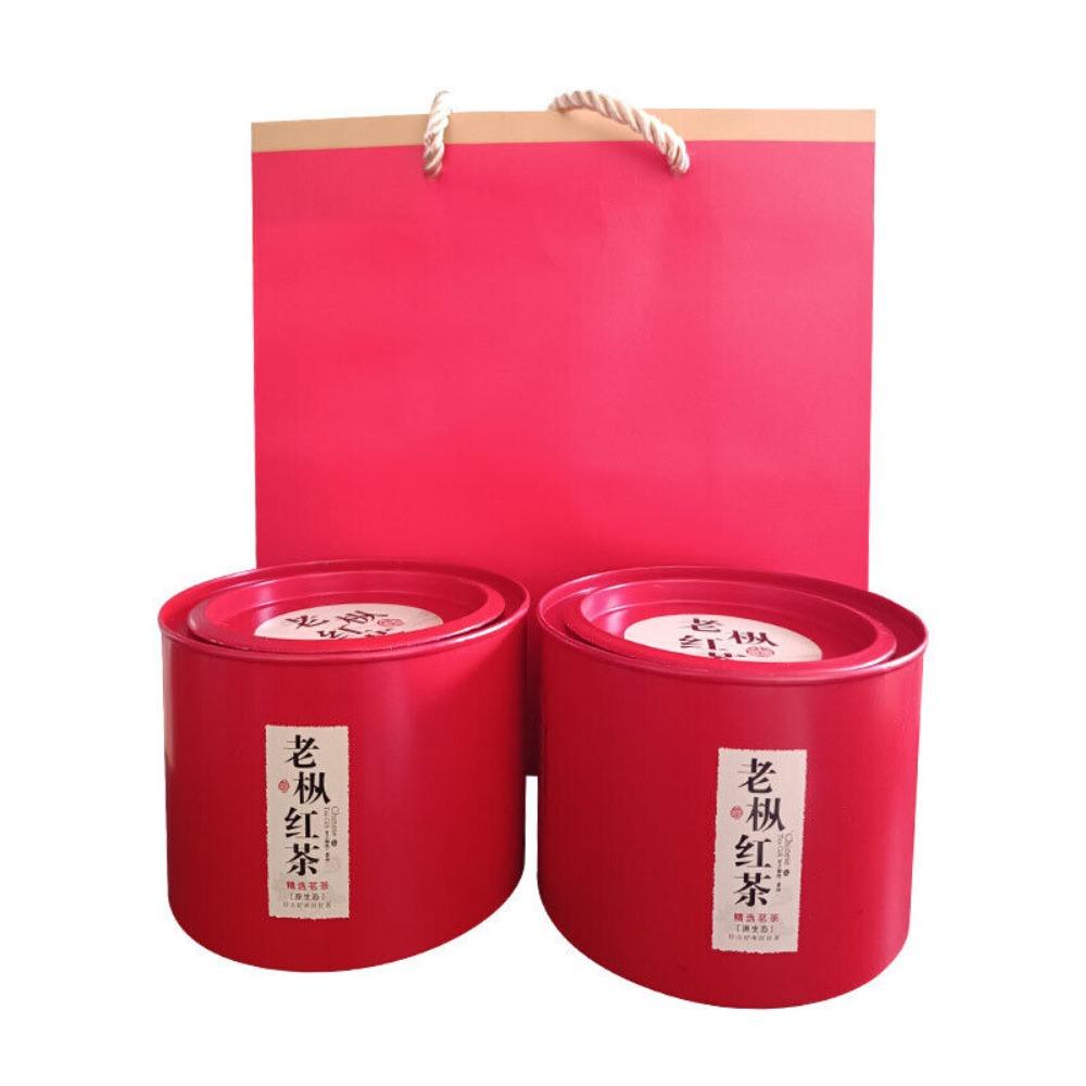 

NEW! Authentic Lapsang Souchong Black Tea -250g*2 Cans Rich Aroma,Wuyi Mountain Laocong black tea 50g * 2 cans