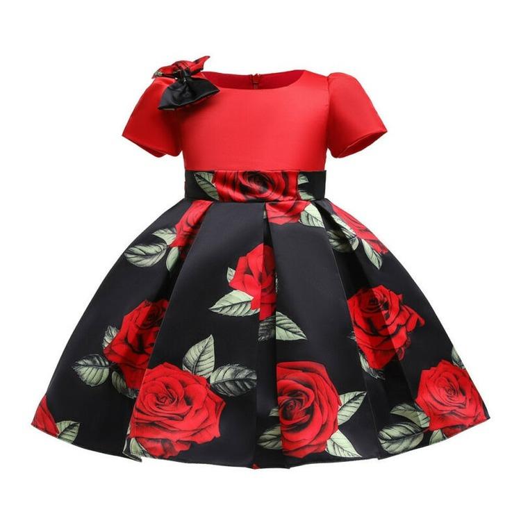 Niños Chicas Lindo Dulce Rosa Estampado Princesa Vestido Fiesta Fiesta  Fiesta Vestido Puff Sleeve Tutu Vestidos comprar a buen precio — entrega  gratuita, reseñas reales con fotos — Joom