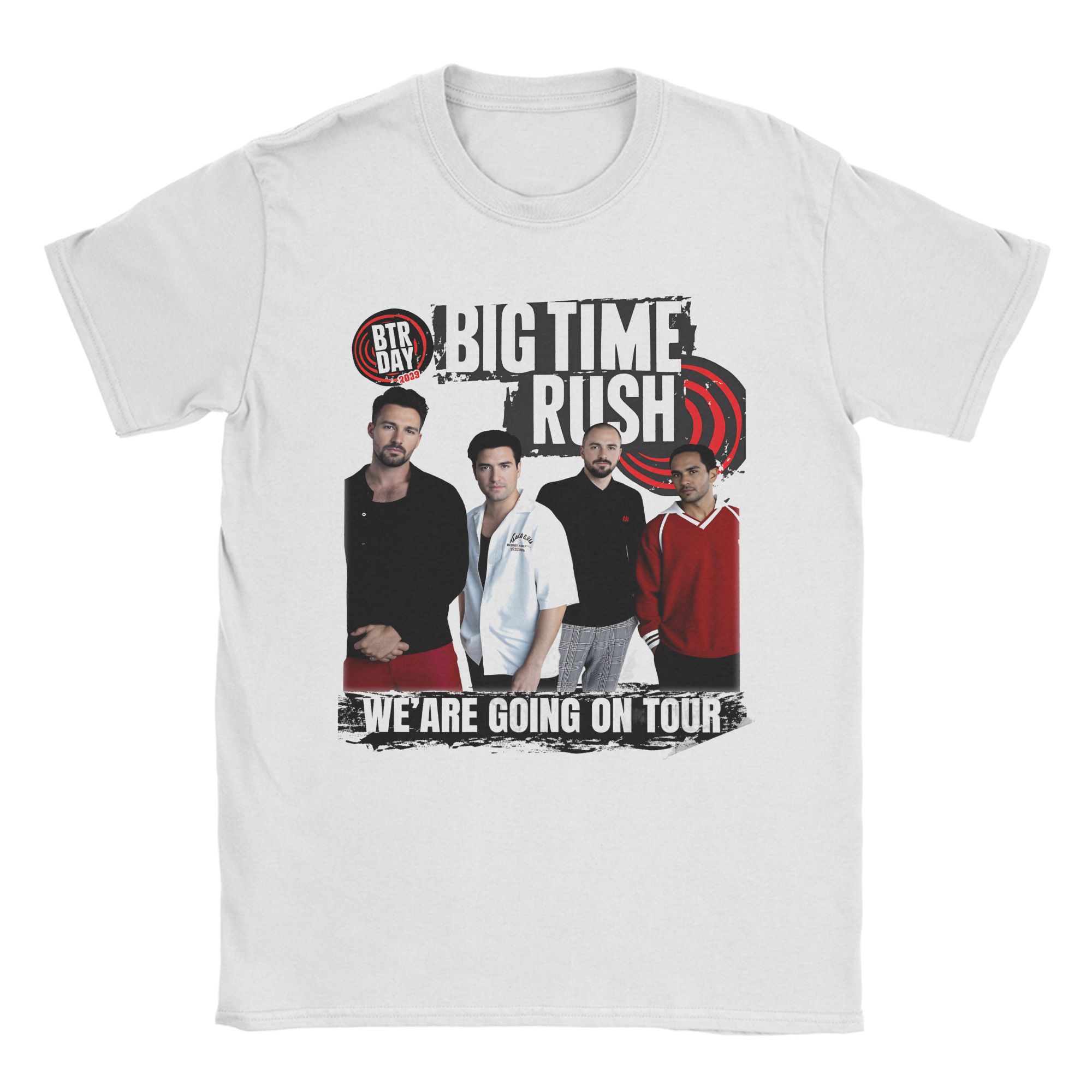 

Mens Womens Big Time Rush 2025 Shirt 100% Cotton New Arrival T-Shirt Top Clothing 5XL різнокольоровий