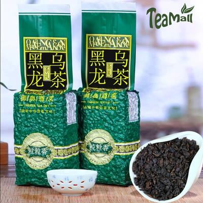 Oolong Tea Charcoal Technique Tea Oil Cut Black Oolong Leaf Tea Luzhou Type 250g