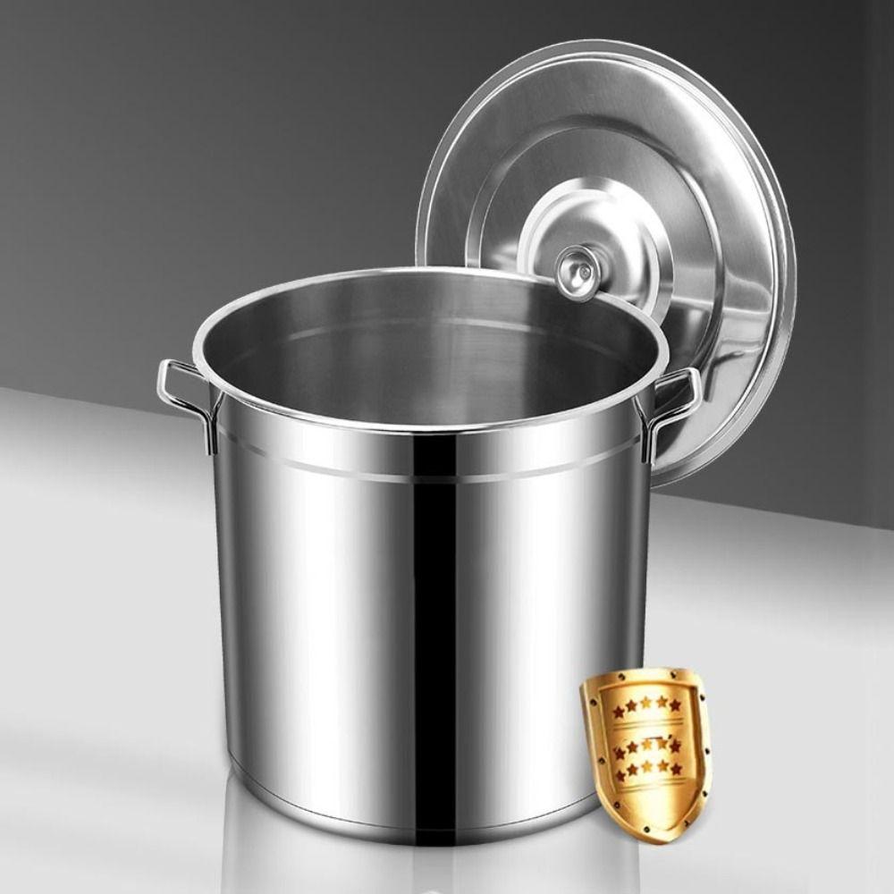 304 Edelstahl Eintopf Topf Großes Fassungsvermögen Öltank Neuer Kochtopf Restaurant