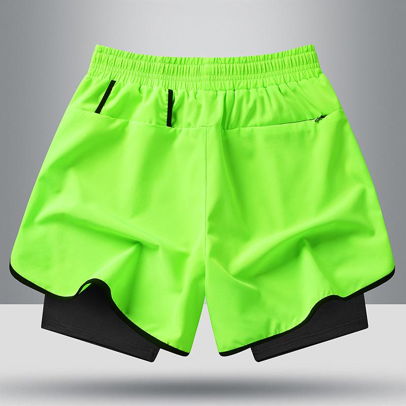 Men's Ice Silk Quick-Dry Running Shorts: Summer Marathon & Track Fitness Special