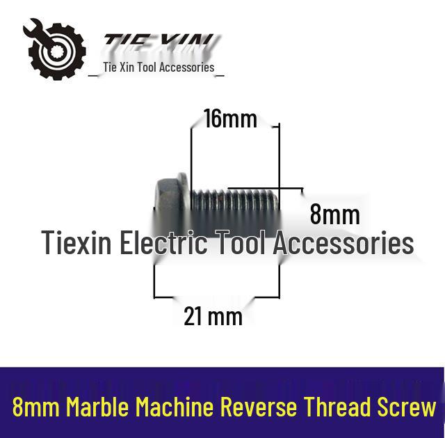 8MM Reverse Thread Marble Stone Cutting Machine Pressure Plate Screw (Item No. 00598)