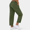 Women's Casual Button Pocket Corduroy Straight-leg Pants