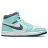 New JORDAN 1 Mid Chenille Bleached Turquoise Women's DZ3745-300