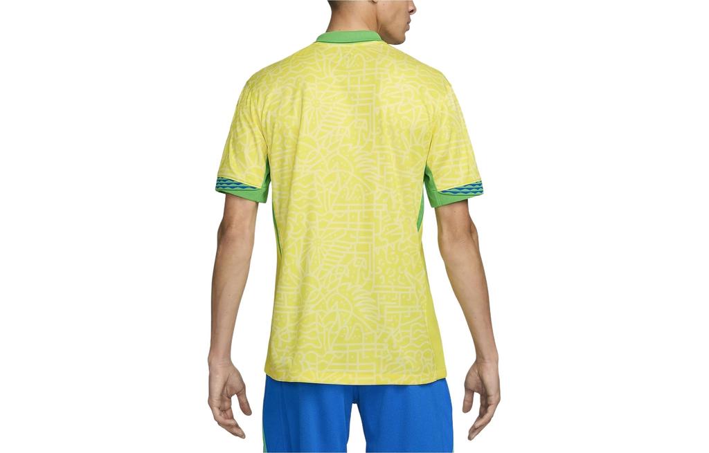 Nike Brazil 2024 Home Jersey Yellow/Green Spark FJ4284-706