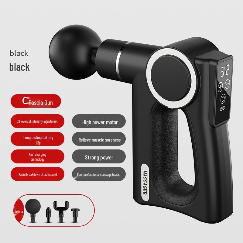 Introducing the Multi-Function Muscle Relaxation Fascia Gun with Hot Compress & Pulse Massage for Effective Neck Relief.