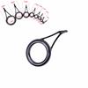 8 PCS 8 Szies Fishing Rod Guide Guides Tip Set Repair Kit DIY Eye Rings Different Size Stainless Steel Frames Free shipping New