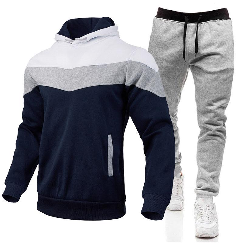 Men's Clothing Casual Sweatshirt Set Sweatshirts Men Hoodies Sports Tracksuit Jogging