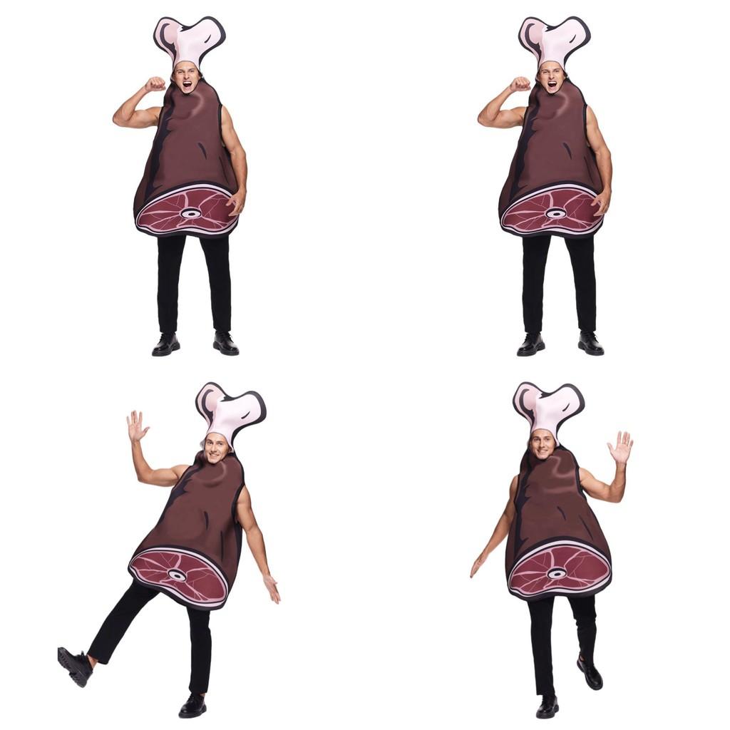 Adult Halloween Costume Ham Meat Theme Cosplay For Bar Events And Stage Performances