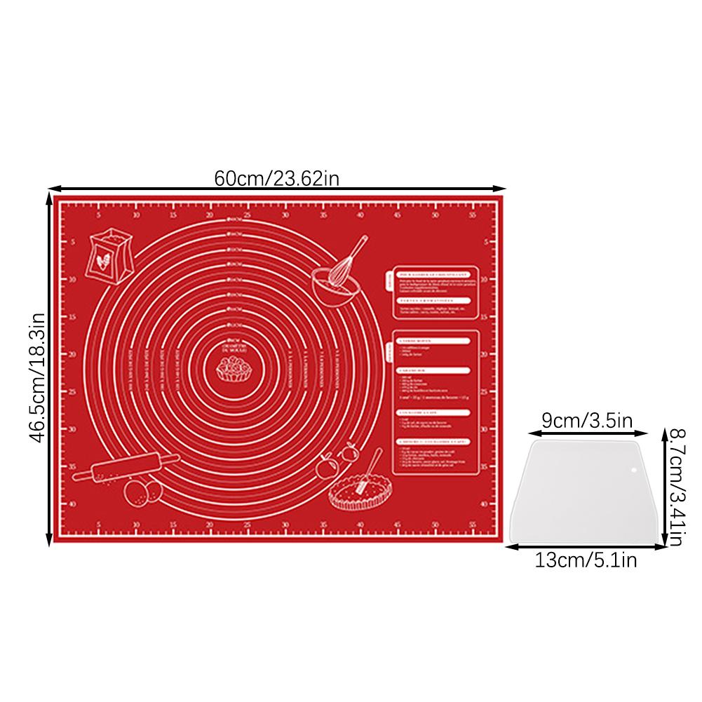 Reusable Eva Baking Mats Thick Non Stick Baking Mat With Measurement For Oven Bread