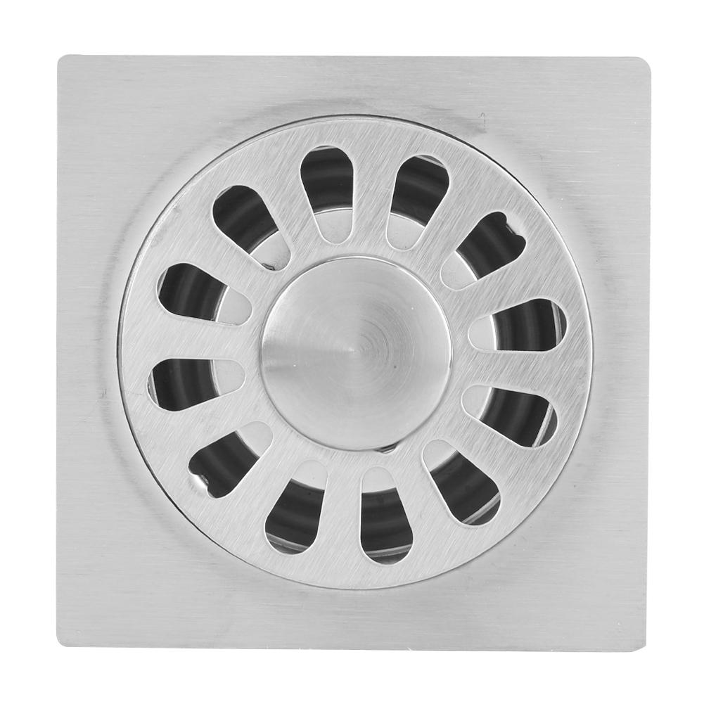 2 Stück Edelstahl Doppelnutzung Quadratische Form Bodenablauf Badezimmer Waschmaschine Zubehör