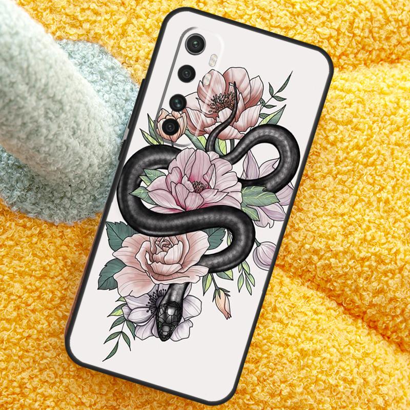 The Snake and Fern Case For Xiaomi 15 14 Ultra 13T 14T 15T 17 Pro Max Cover For POCO X7 F8 Pro X3 X5 X6 F5 F6 F7