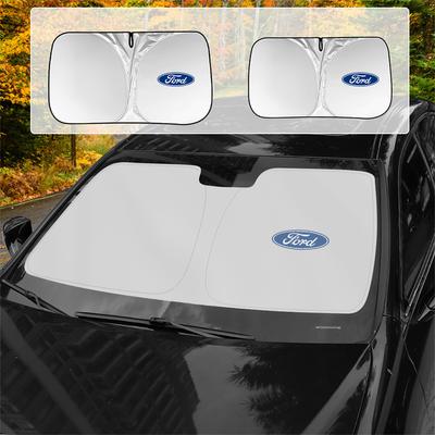 1PCS For 2 Escape Shelby Fusion Explorer Kuga Fiesta Windshield Sunshade Car Window Sun Shade Cover Auto Visor Center Cover