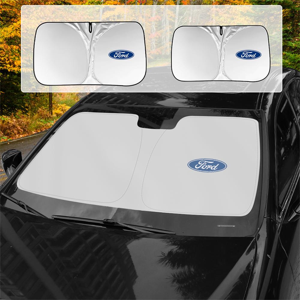 ACT1 1PCS For Ford 2 Escape Shelby Fusion Explorer Kuga Fiesta Windshield Sunshade Car Window Sun Shade Cover Auto Visor Center Cover