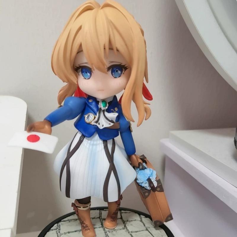 

Sx Фигурка Violet Evergarden Q-версия Милая Чиби Аниме Периферия Декор для корпуса ПК на Рабочий стол Коллекционная для Коллекции Фанатов Аниме