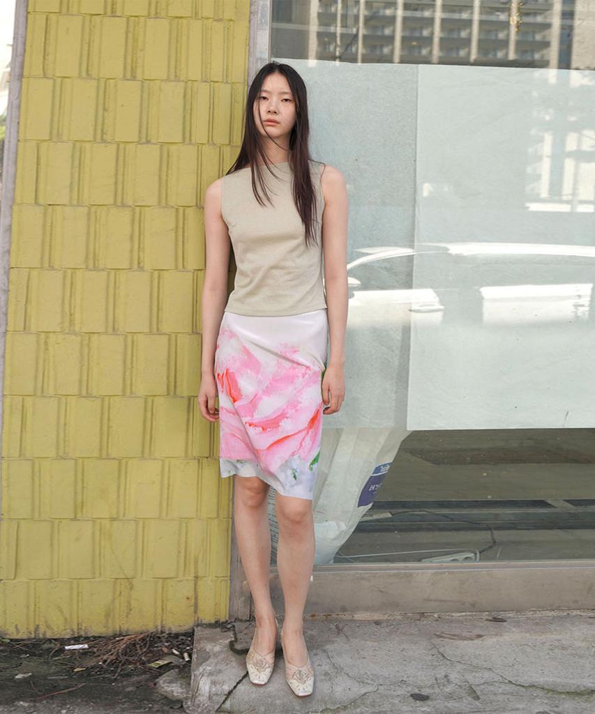 Nuanu Rose Skirt_Pink