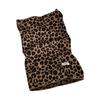 Leopard Print Winter Cycling Thermal Mask Polka Point Pullover Cap Warm Earhook Neck Warmer  Riding