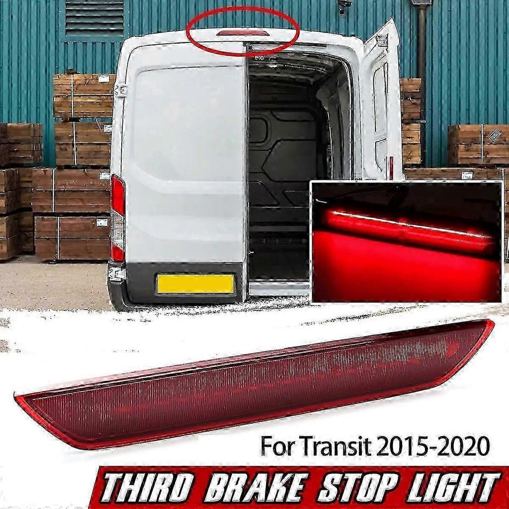Red Car 3Rd Rear Third Brake Light Lamp Stop Light High Mount Lamp for Transit 2015-2020 BK3Z13466A BK3Z13466C