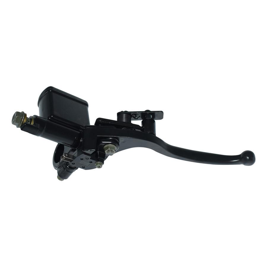 One Pair 7/8" 22Mm Motorcycle Hydraulic Brake Pump Master Cylinder Black Disc Brake Lever For Motorcycle Motorbike Atv Sport Dirt Electric Bike Interr