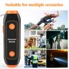 Electronic Whistle Crisp Sound High Decibel Compact Size Lanyard Design with LED Light Battery-operated Camping Electronic Whistle Outdoor Emergency