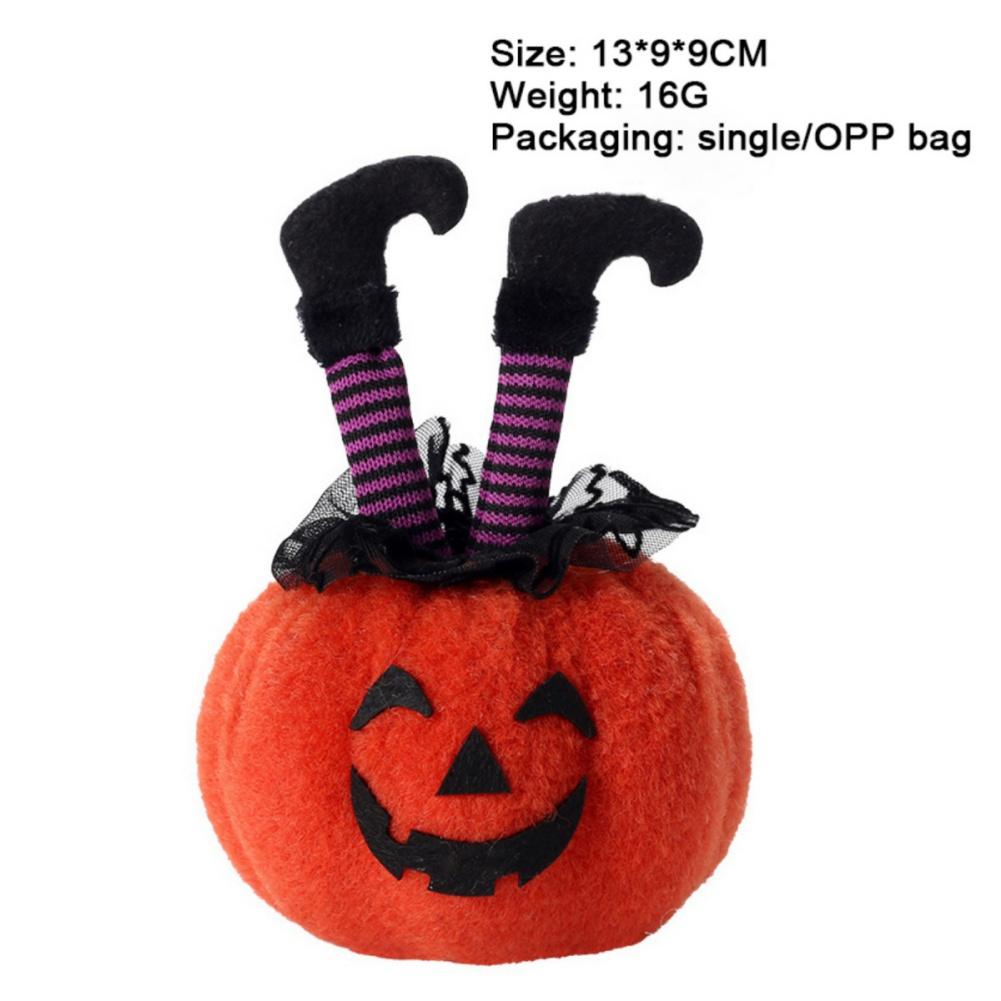 

Украшения на Хэллоуин, плюшевые ведьмы, ножки, тыквы, мягкие украшения для стола на Хэллоуин, центральные украшения для спальни