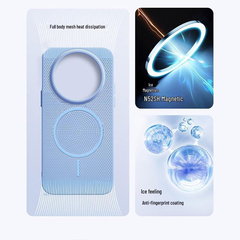 Hotfire Magnetische Waben-Kühl-Handyhülle für Huawei