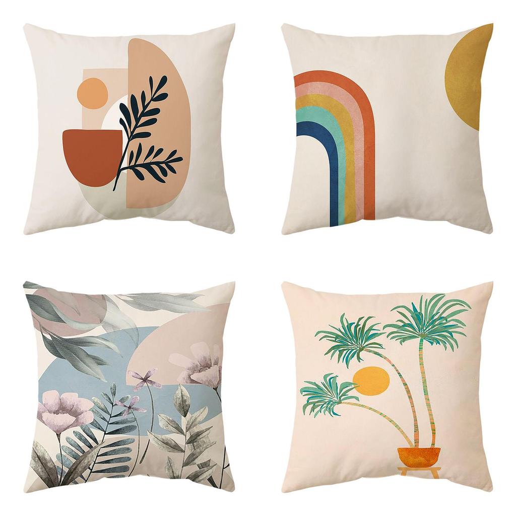 Kissenbezug im nordischen Stil mit neuem abstraktem Druck für moderne Wohnzimmerdekoration