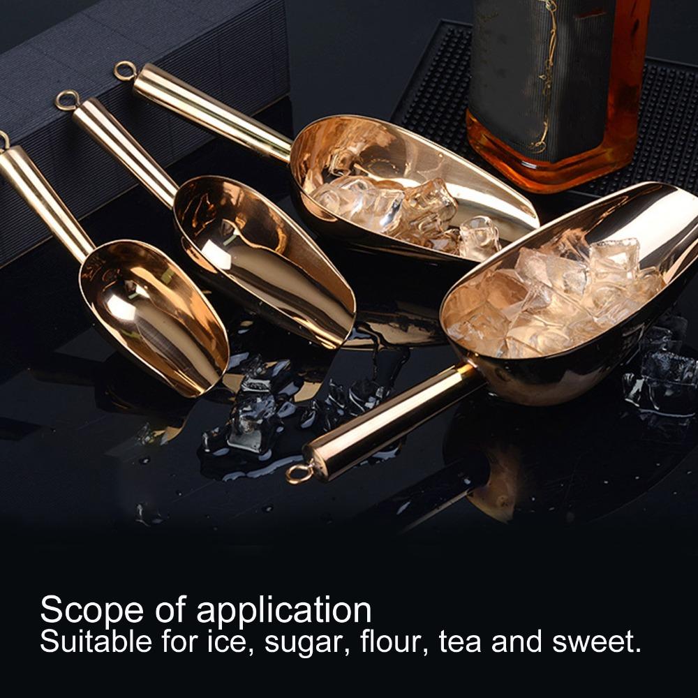 Gold Food Scoop Multi-Purpose Grain Flour Shovel Practical Ice Scoop Kitchen