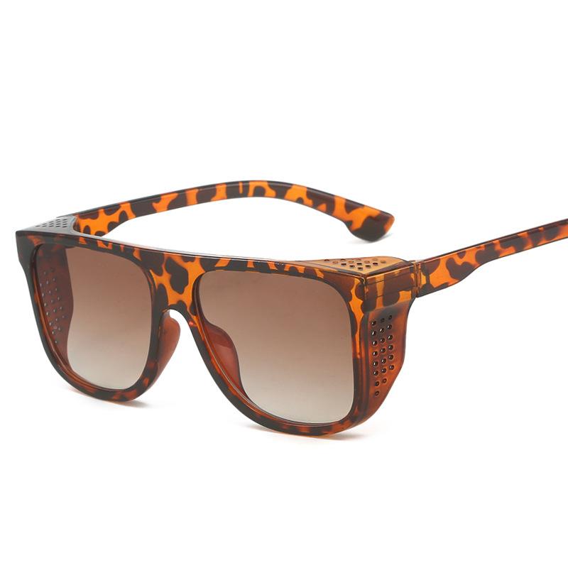 European American Stylish Men Sunglasses Vintage Square Shape Sun Glasses for Man Outdoor UV Protection Hiking Sunglass